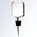 Optical Crystal Wine Stopper - rectangle (Screened)